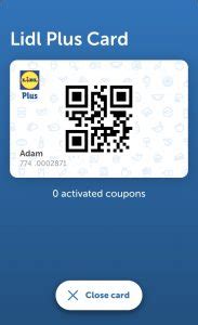 Lidl plus discount card